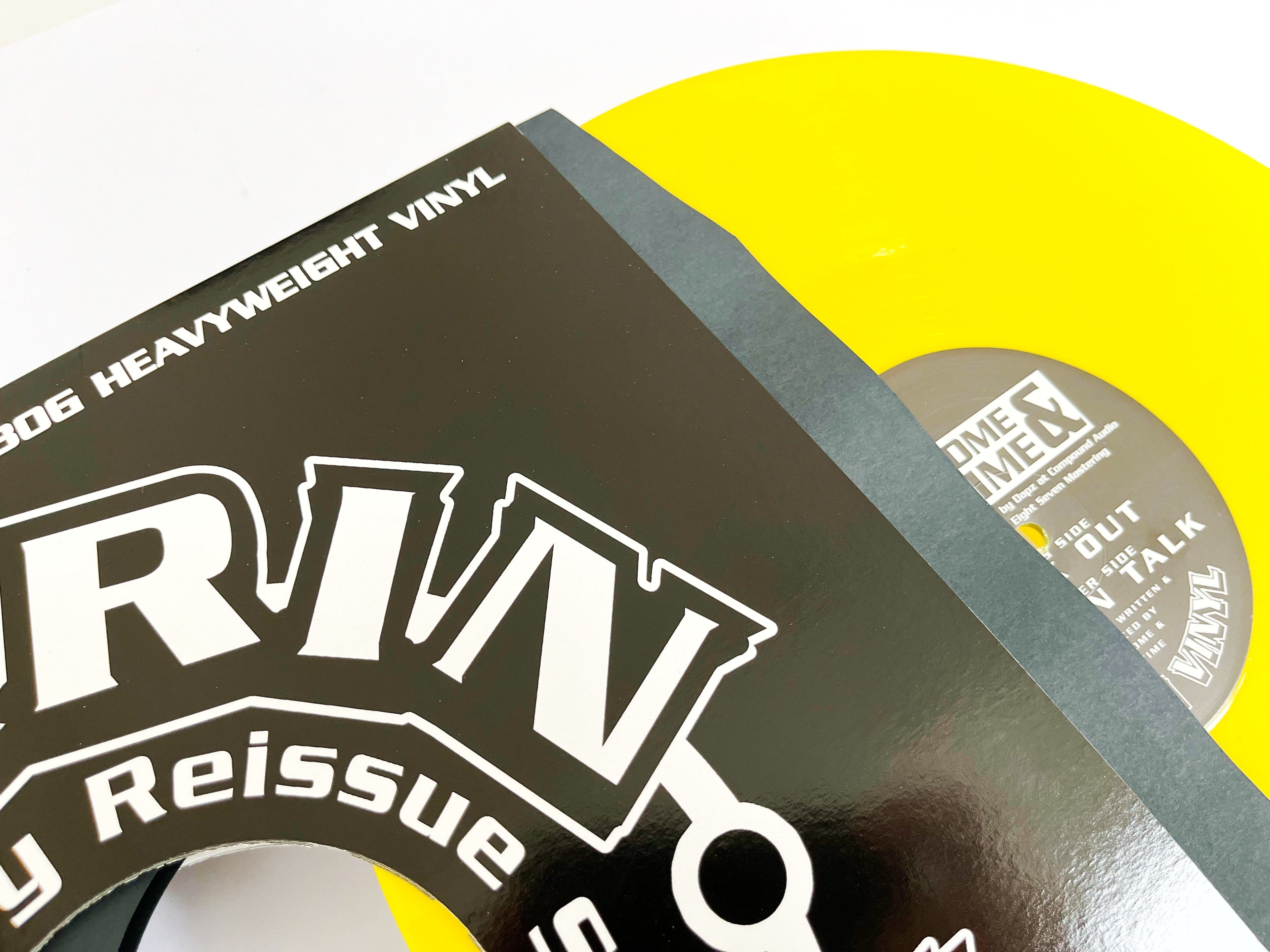 DJ Krome & Mr. Time ‘Brok Out/London Talk’ Limited Yellow 12"  Vinyl – TV-VFS001-YV