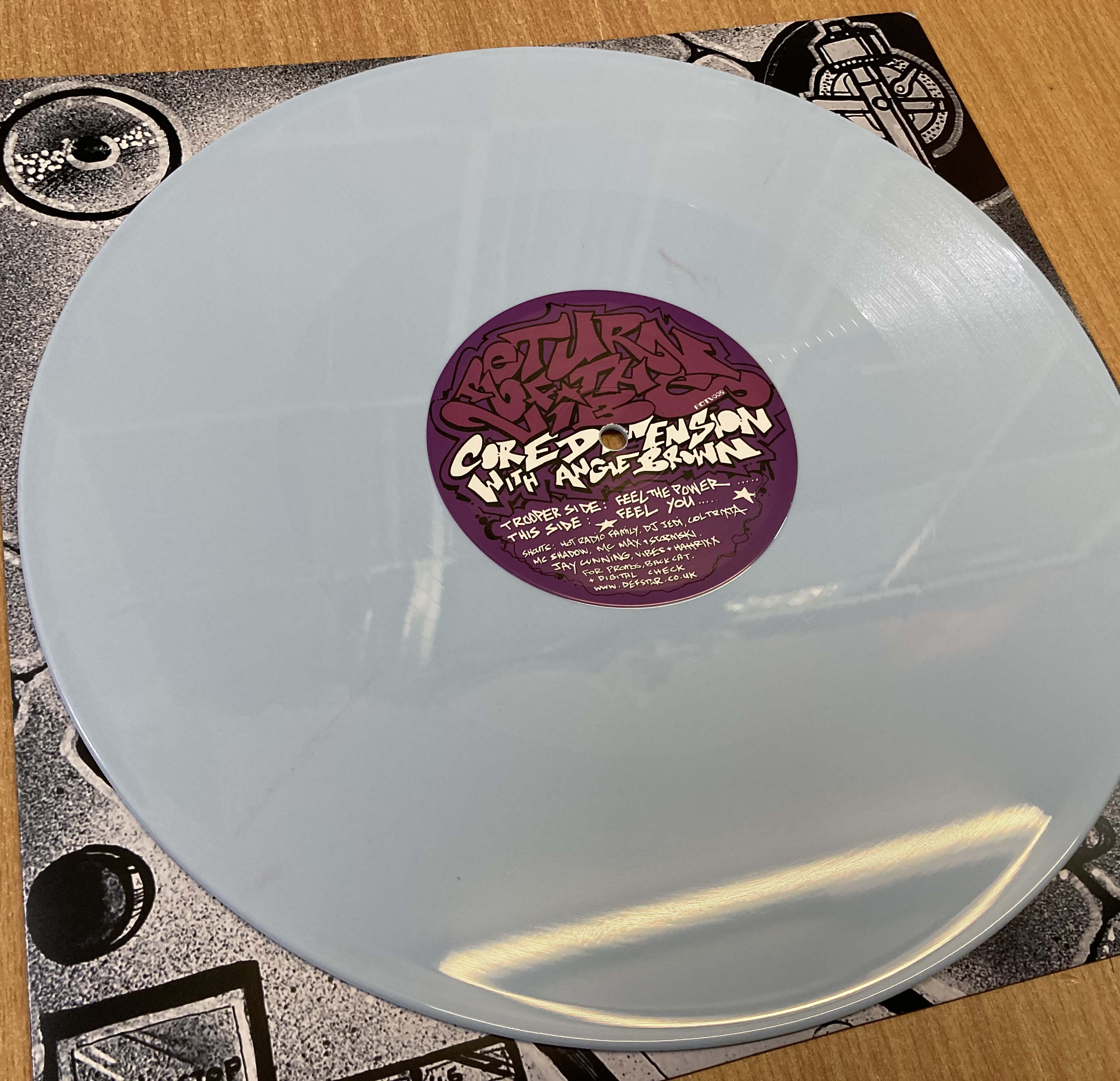 Core Dimension with Angie Brown - Feel the Power/Feel You - Return of The Vibe - ROTV 008 coloured vinyl