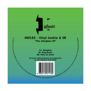 Influential - Vinyl Junkie & SR - The Allnighter EP - 12" vinyl - INFL25