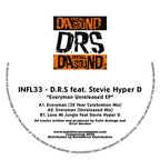 D.R.S. Featuring Stevie Hyper D - Everyman Unreleased EP - Influential Records - INFL33 - 12" Black Vinyl Version