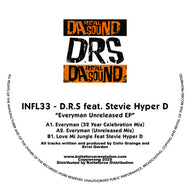 D.R.S. Featuring Stevie Hyper D - Everyman Unreleased EP - Influential Records - INFL33 - 12
