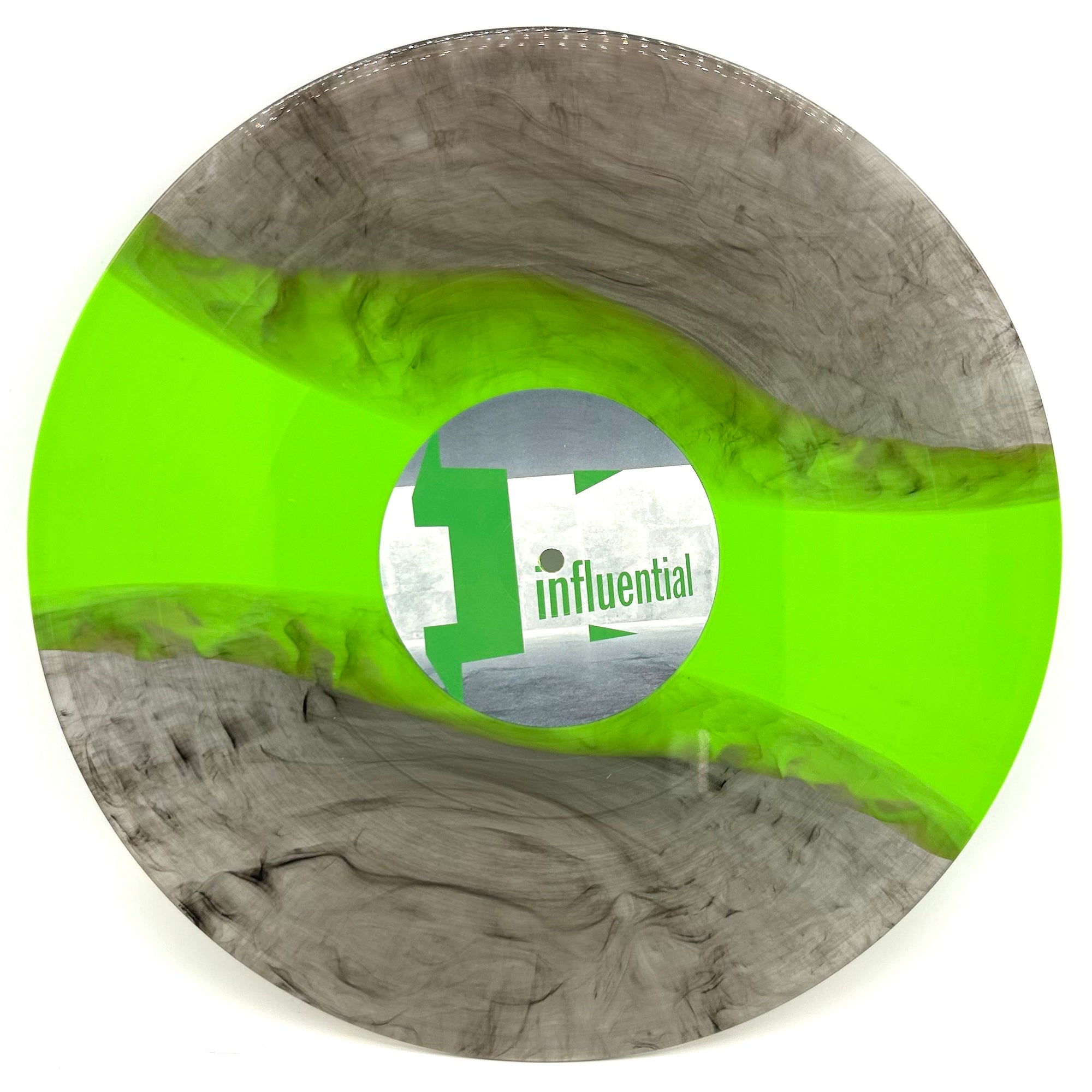 Gappa G & Hyper Hypa Featuring Juiceman & Dapz - Influential Records - Babylon EP - INFL39SE - 12”  Clear Smoked And Green Stripe Vinyl
