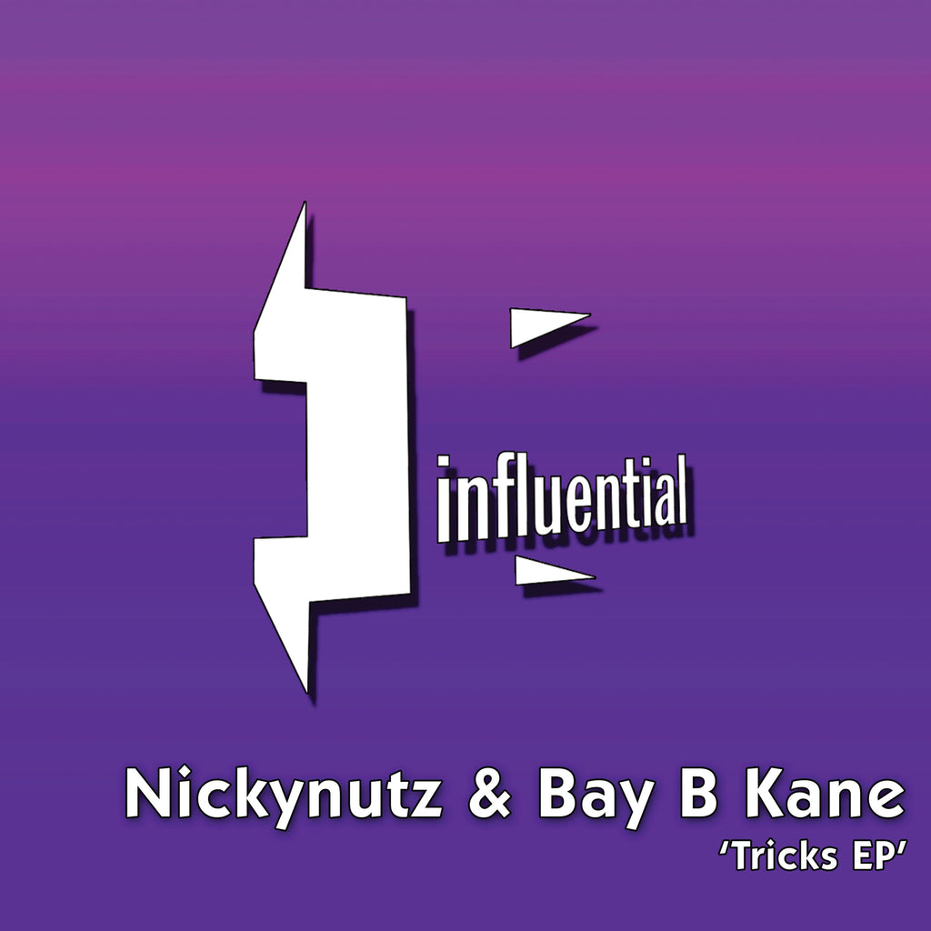 Nickynutz & Bay B Kane - Tricks EP - Influential Records - INFL41 - 12" Limited Edition Purple and Pink Version Vinyl