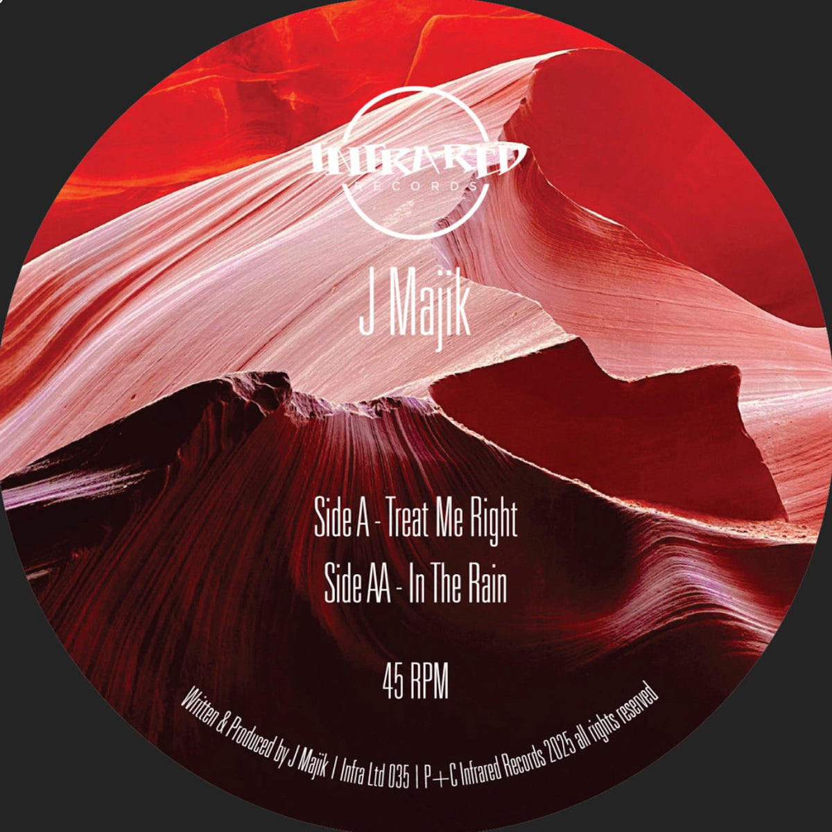 J Majik - Treat Me Right / In The Rain - Infrared Records - INFRALTD03 ...