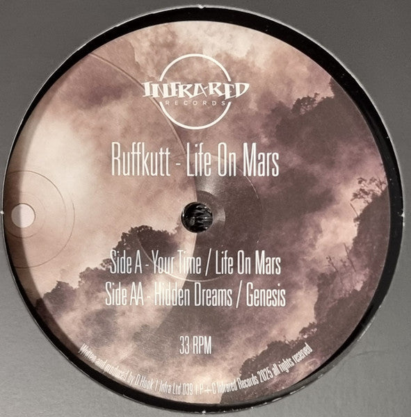 Ruffkutt - Life On Mars EP - Infrared Records - INFRALTD039 - 12” Black Vinyl