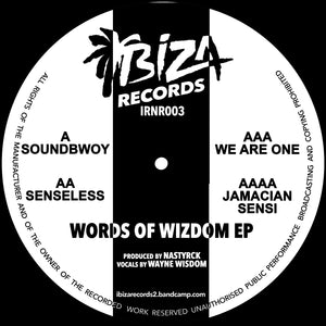 Nastyrck - Words Of Wizdom EP - Ibiza Records - IRNR003 - 12" Vinyl