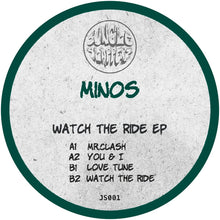 Load image into Gallery viewer, Minos - Watch The Ride EP [transparent coloured vinyl] - Jungle Slapperz - JS001 - 12&quot; Vinyl - German Import