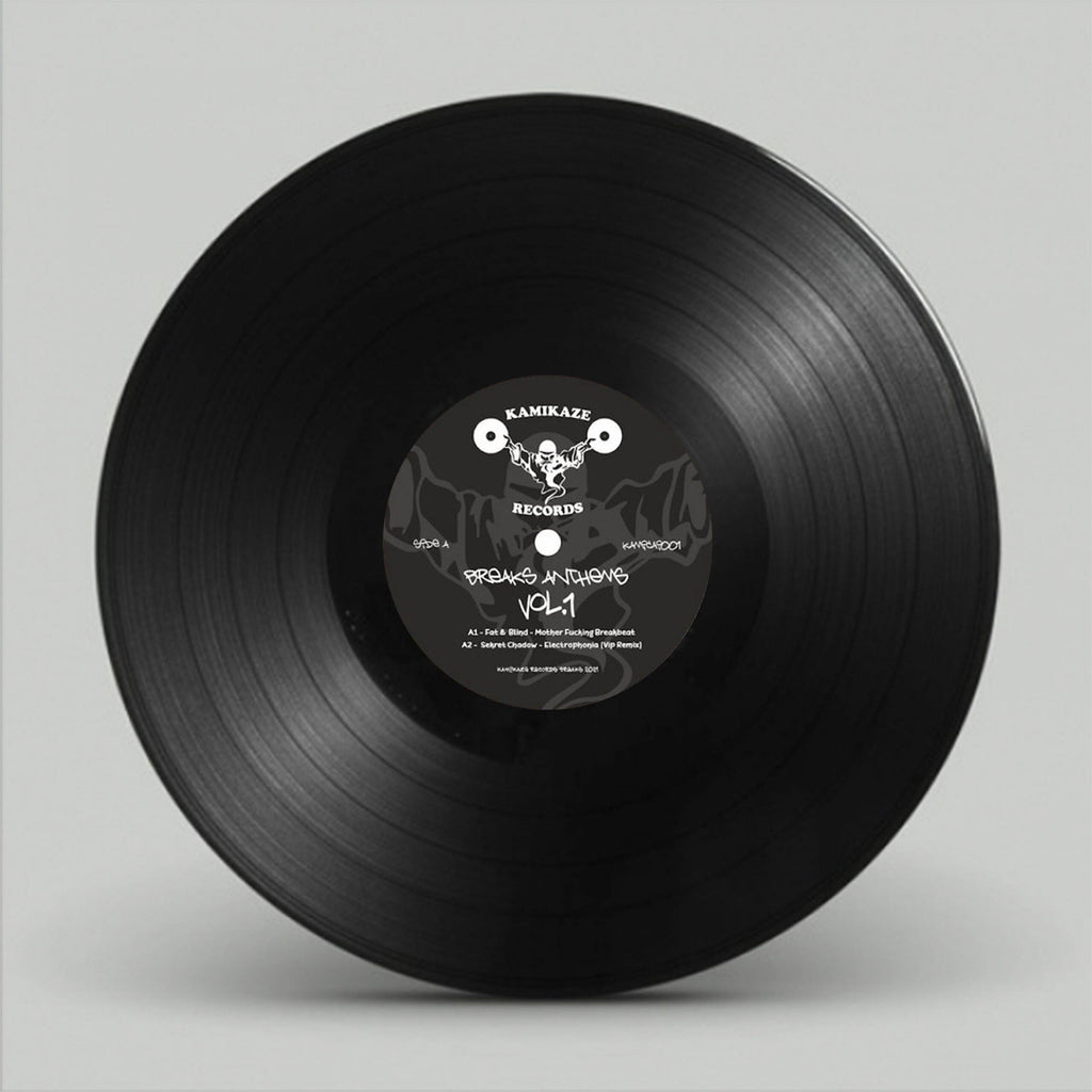 Various Artists - Breaks Anthems Vol.1 - Kamikaze Records  -  12" Black Vinyl - Breaks - Kamikai001