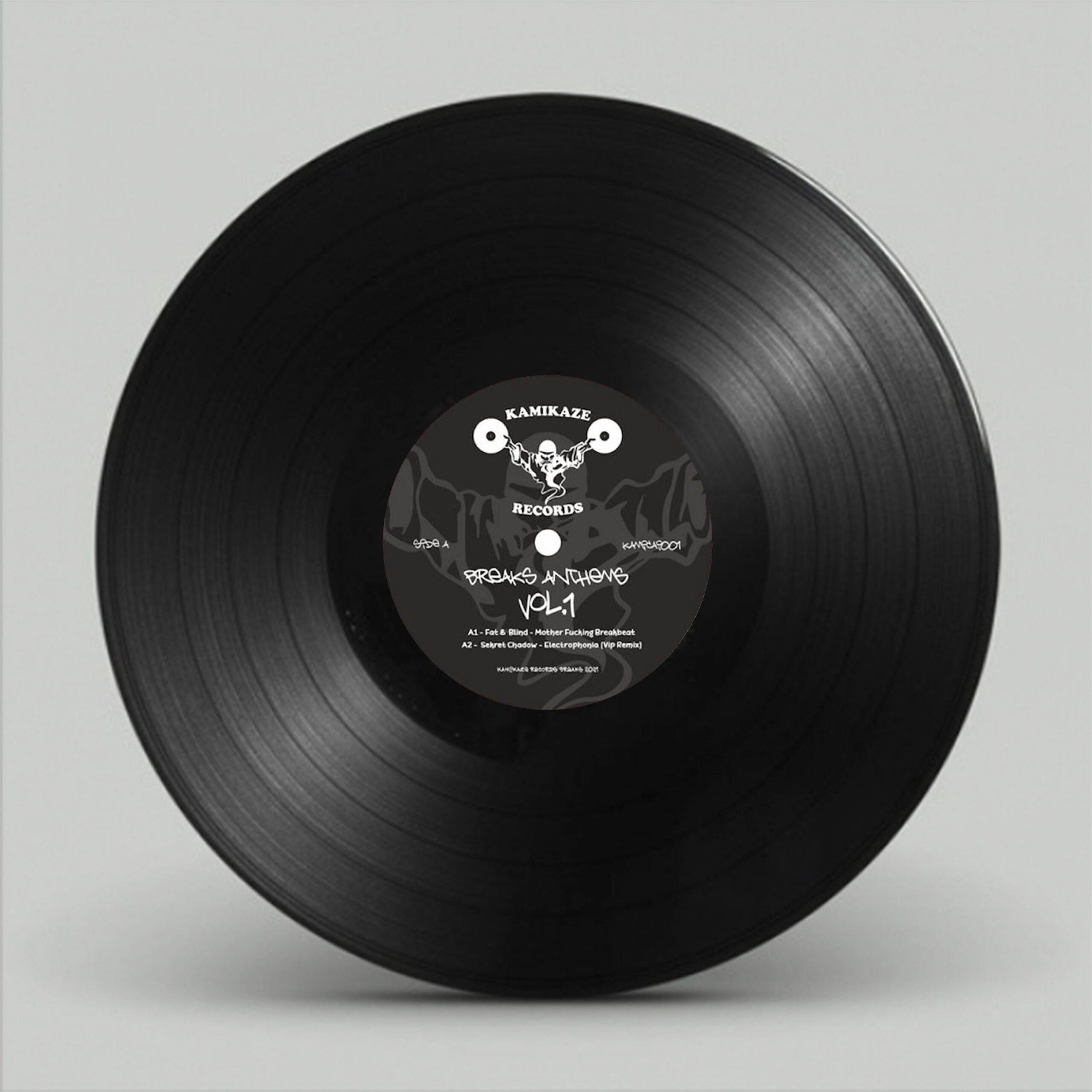 Various Artists - Breaks Anthems Vol.1 - Kamikaze Records  -  12" Black Vinyl - Breaks - Kamikai001