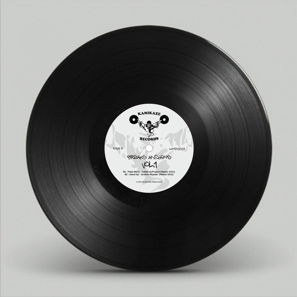 Various Artists - Breaks Anthems Vol.1 - Kamikaze Records  -  12" Black Vinyl - Breaks - Kamikai001