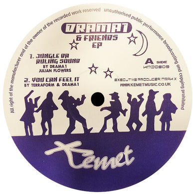 Drama1 - & Friends EP  - Kemet Music - Jungle Da Ruling Sound  - KMJOS 09 - 12