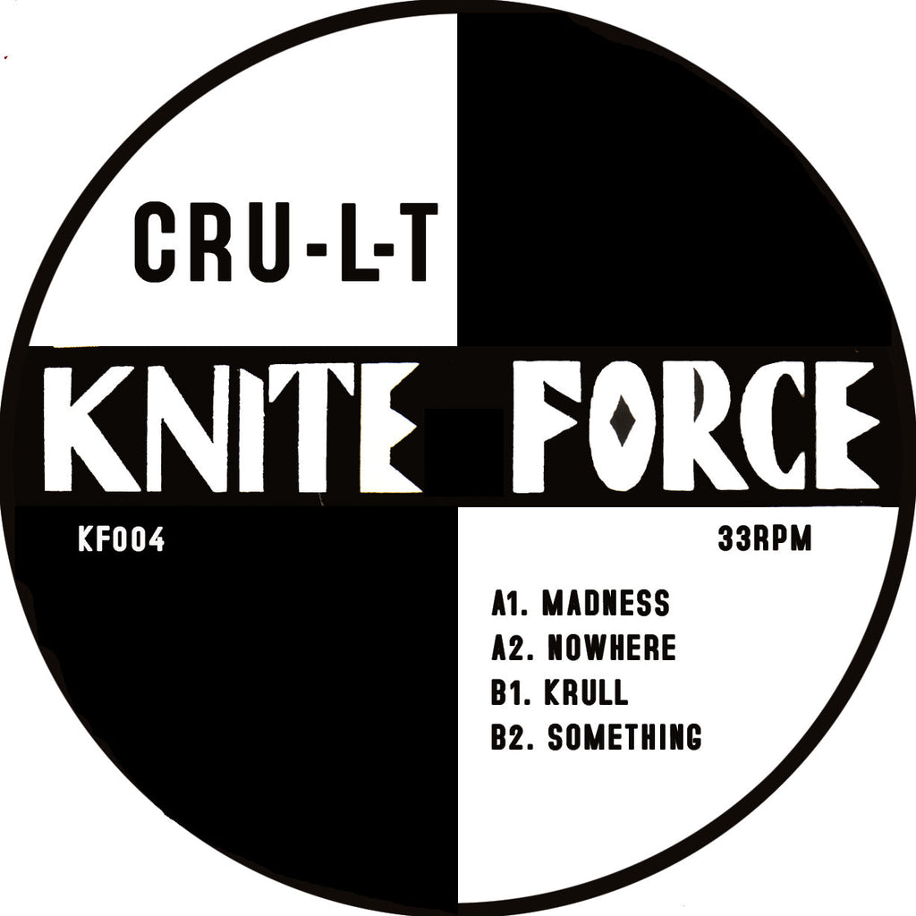 Cru-l-t - Krull EP - Kniteforce Records - KF004 - 12" Black Vinyl - Old Skool
