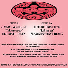 Load image into Gallery viewer, Jimmy J, Cru-l-t, Future Primitive - Remix Records &amp; Kniteforce Present &#39;The Remixes&#39; Part 1 - Kniteforce Records - KF027SE - 12&quot; Black Vinyl - Old Skool/Rave