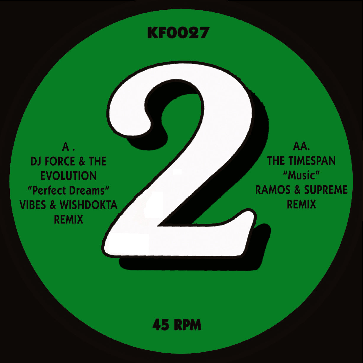 DJ Force, The Evolution, The Timespan - Remix Records & Kniteforce Present 'The Remixes' Part 2 - Kniteforce Records - KF028SE - Old Skool / Rave - 12" Black Vinyl