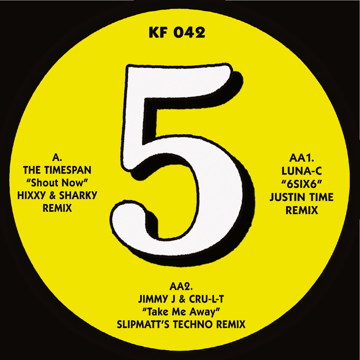 The Timespan, Luna-C, Jimmy J, Cru-l-t - Remix Records & Kniteforce Present 'The Remix's' Part 5 - Kniteforce Records - KF042SE - Old Skool - 12" Vinyl