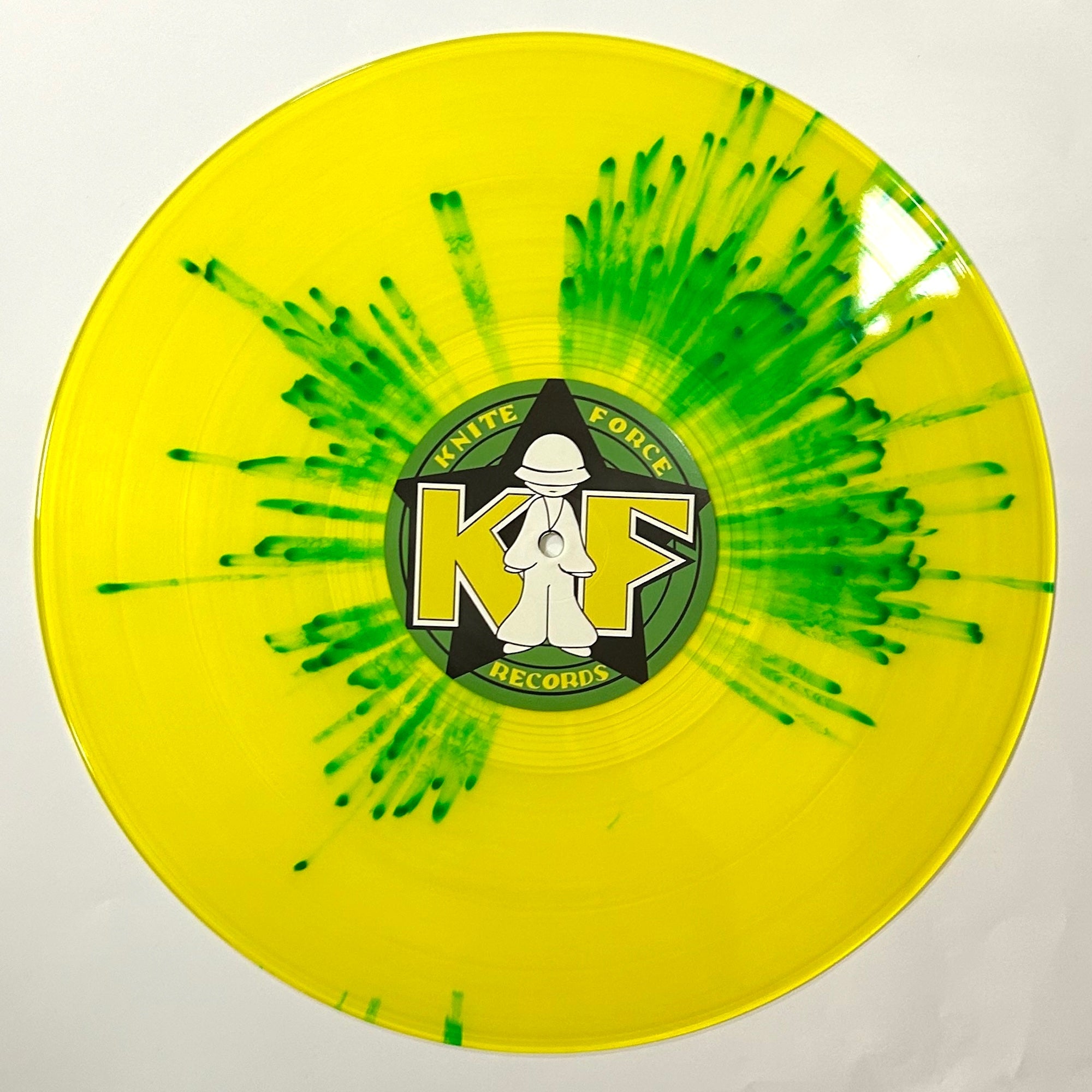 Wislov - The Wizard EP - Kniteforce Records - KF123SE - Old Skool - 12" Green and Yellow Vinyl
