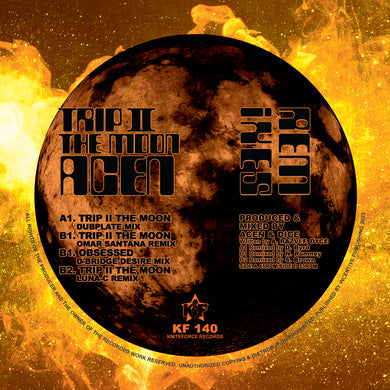 The Trip To The Moon 2092 - Omar Santana/ D-Bridge / Luna-C remixes - Acen - Kniteforce - 12