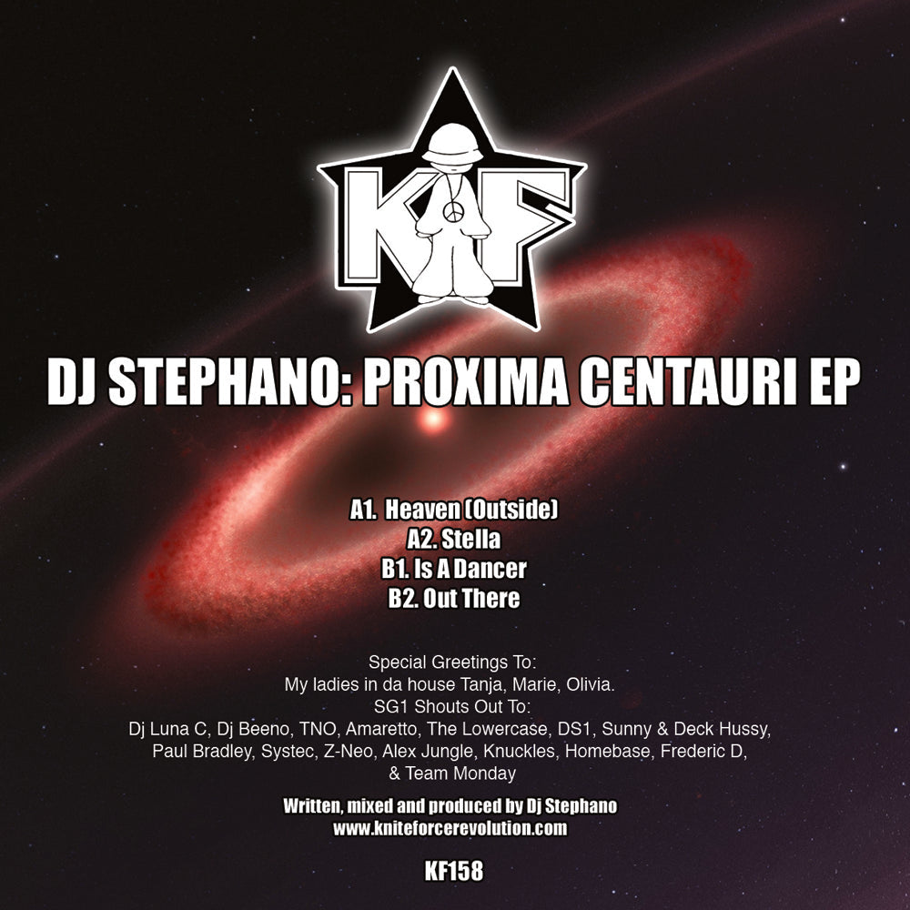 Dj Stephano - Proxima Centuri EP - Kniteforce - 12" Vinyl - KF158