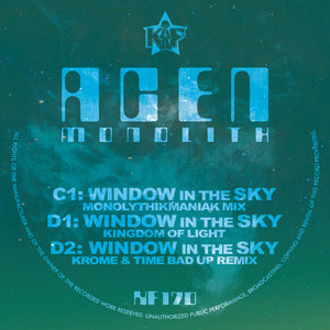 Acen - Window In The Sky EP - KROME & TIME - 12"  Vinyl - DISC 2 ONLY  Kniteforce - KF170-CD