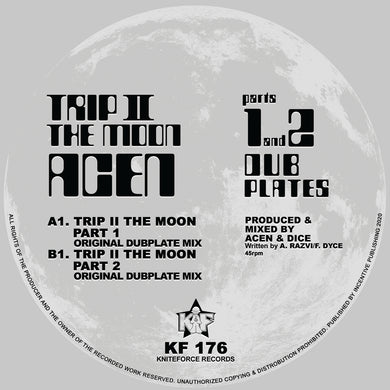 Acen - Trip To The Moon Dubplate Mixes EP  - Kniteforce - K176 - 12 