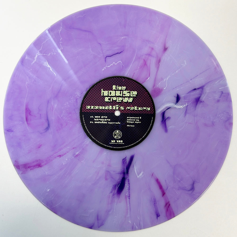 The House Crew - We Are Hardcore EP - Kniteforce Records - KF180EF - 12" Purple Marble Vinyl