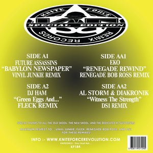 Phuture Assassins / Vinyl Junkie / DJ Ham / Al Storm & Diakronik   ‘Remix Records & Kniteforce Present The Remix’s Pt. 18’ EP - KF184