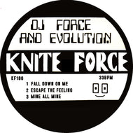 DJ Force & The Evolution - Fall Down On Me EP (Grey Marble) - Kniteforce Records - KF186SE - 12