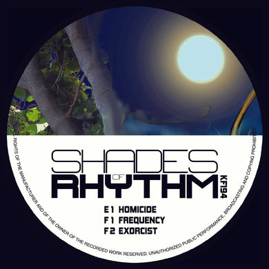 Shades Of Rhythm -  Homicide / Frequency / Exorcist -  Disc 3 Only -Kniteforce -  KF194-EF
