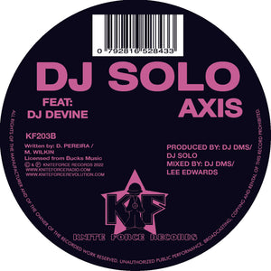 Dj Solo - Darkage EP - Darkage/Axis Kniteforce - KF203 - 10" Vinyl - Purple Vinyl Special Edition