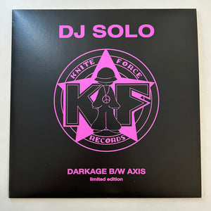 Dj Solo - Darkage EP - Darkage/Axis Kniteforce - KF203 - 10" Vinyl - Purple Vinyl Special Edition