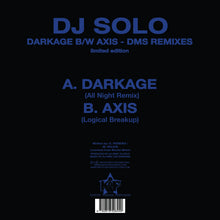 Load image into Gallery viewer, Dj Solo - Darkage/Axis  (Original DMS Remixes) - Kniteforce - KF204SE - 10&quot; Blue Smoked Vinyl