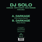Dj Solo - Darkage EP - New Darkage Remixes EP - Pete Cannon/Sika - Kniteforce - KF205SE - 10" Smoked Green Vinyl