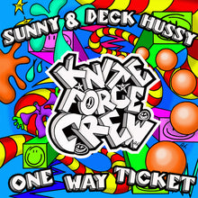 Load image into Gallery viewer, Sunny &amp; Deck Hussy - One Way Ticket LP - Kniteforce 3 x12&quot; LP - KF209