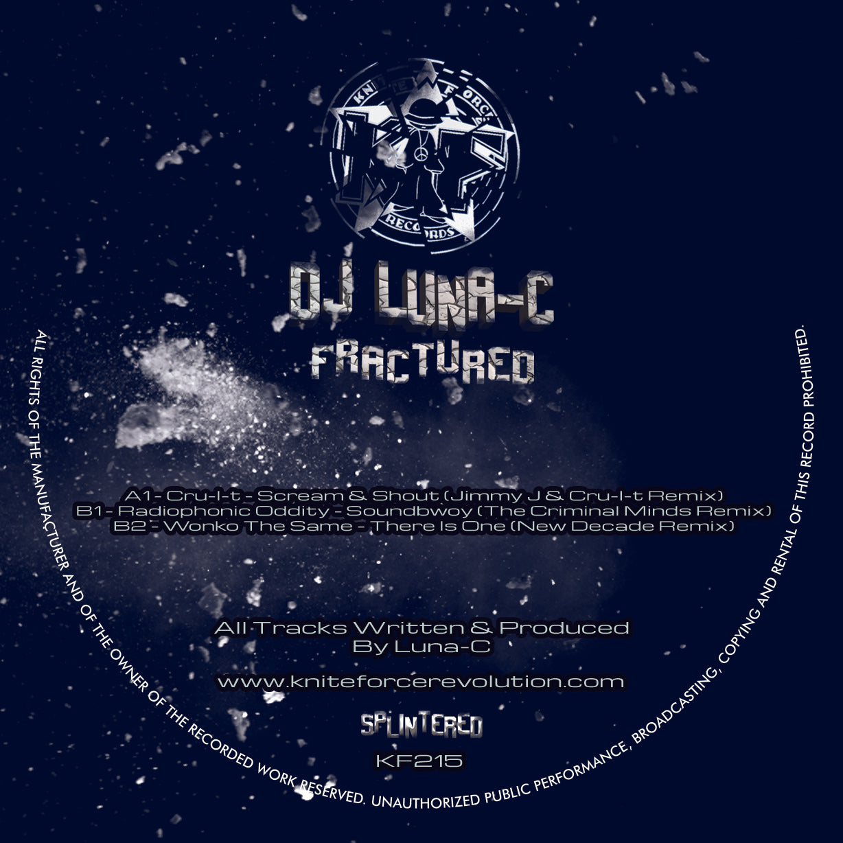 DJ Luna-C - Fractured Part - DISC 1 ONLY - Cru-L-T – Scream & Shout (J ...