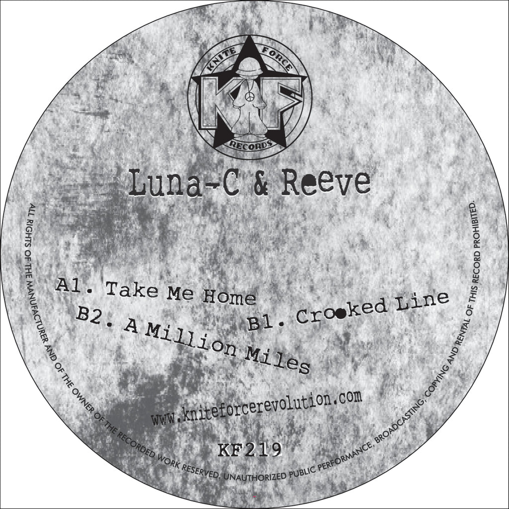 DJ Luna-C - Fractured Part 2 - disc 4 only  - Kniteforce - KF219 - 12" VINYL