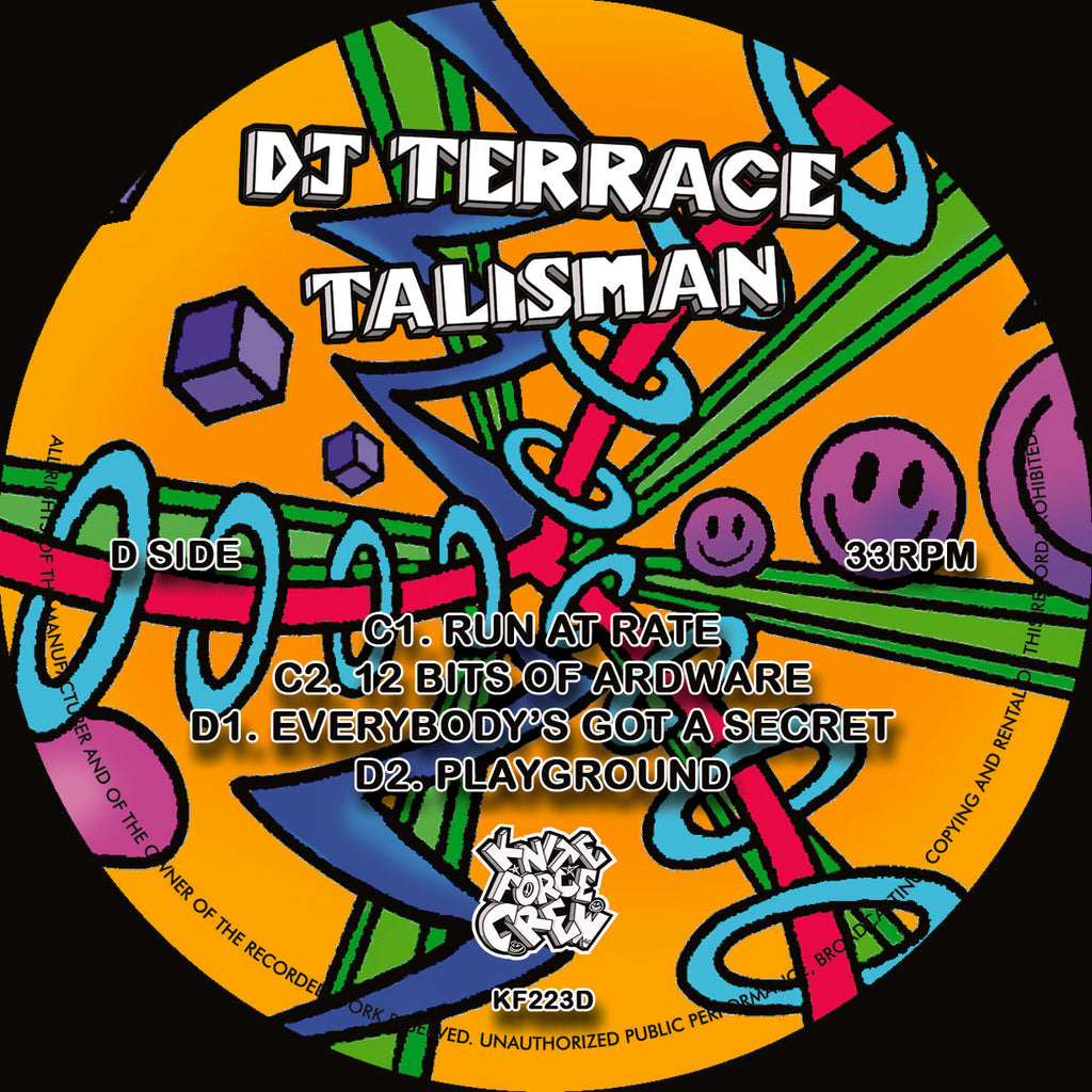 DJ Terrace - Talisman - Kniteforce Records - KF223 - Old Skool - 3x12" Multi Colour Vinyl