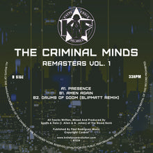 Load image into Gallery viewer, The Criminal Minds - Remasters Vol. 1 - Drums Of Doom (Slipmatt Remix) - KNITEFORCE - 12&quot;  Vinyl - KF224