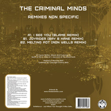Load image into Gallery viewer, The Criminal Minds - Remixes Non Specific -  KNITEFORCE - 12&quot;  Vinyl - KF227
