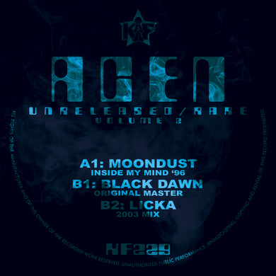 Acen - Unreleased & Rare Volume 2 EP -Moondust (Inside My Mind ‘96) - Kniteforce -  12
