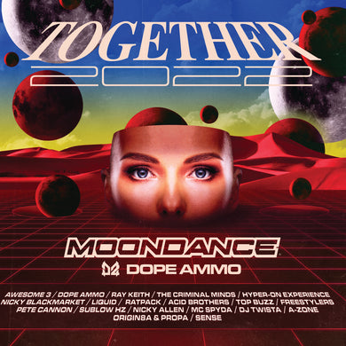 Moondance - Awesome 3 - Don't Go (Original) + Kicks Like A Mule / Dope Ammo remixes- KNITEFORCE  - DISC ONE ONLY KF230-AB - 12