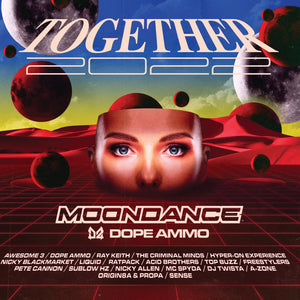 Moondance - Criminal Minds - Baptised By Dub (Original + DOPE AMMO REMIX) - DISC 2 ONLY - KNITEFORCE - 12" VINYL- KF230-CD