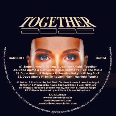 Together 2022 Sampler 1 - Moon Dance/DOPE AMMO - RATPACK ETC - 4 Track 12 