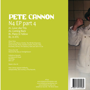 Pete Cannon - N4 Part 4 EP - Kniteforce Records - KF241 - 12" Vinyl