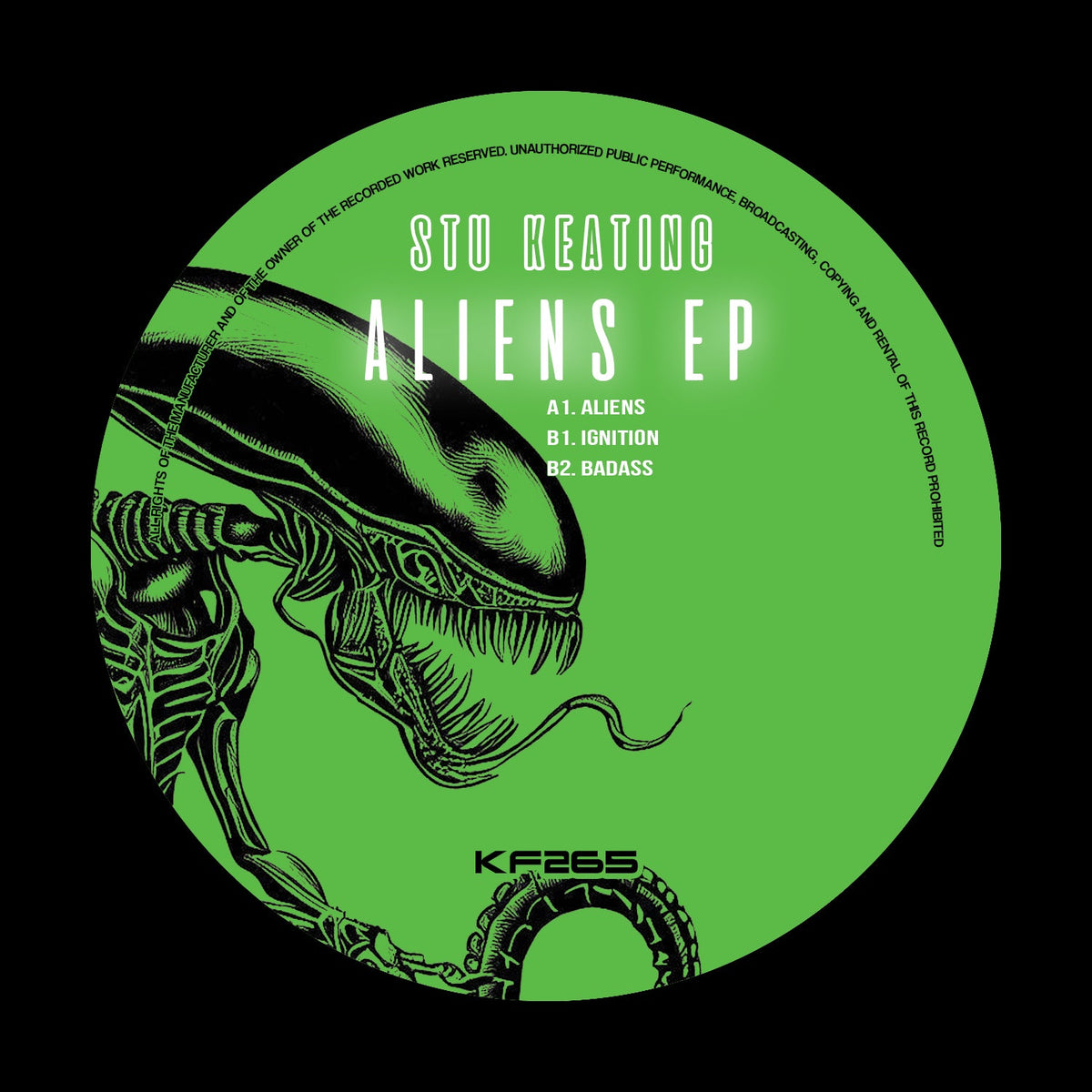 Stu Keating -  Aliens EP - Kniteforce - 12" Vinyl - KF265