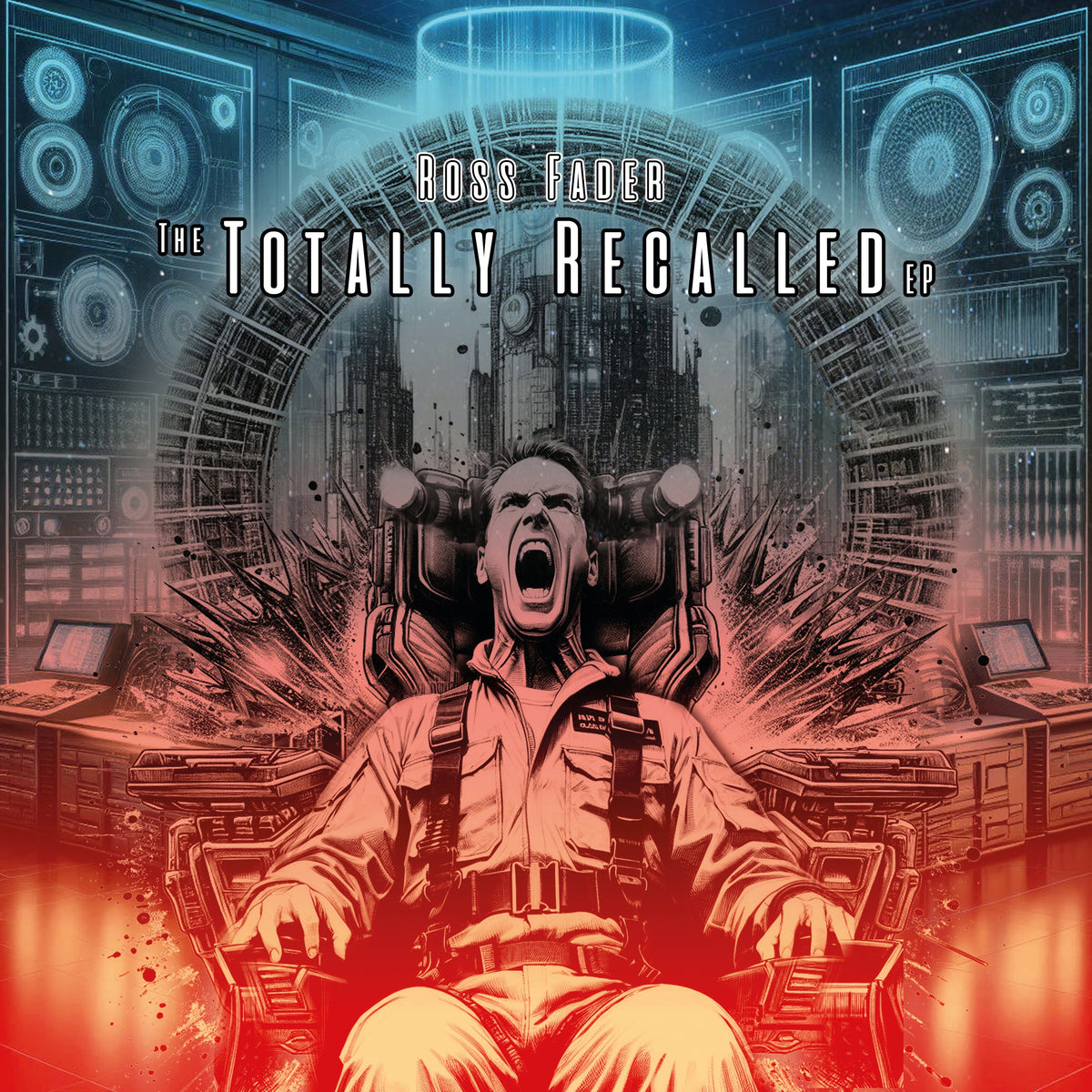 Ross Fader - Kniteforce Records - The Totally Recalled EP - KF274 - 12" Vinyl - Breakbeat Hardcore / Jungle