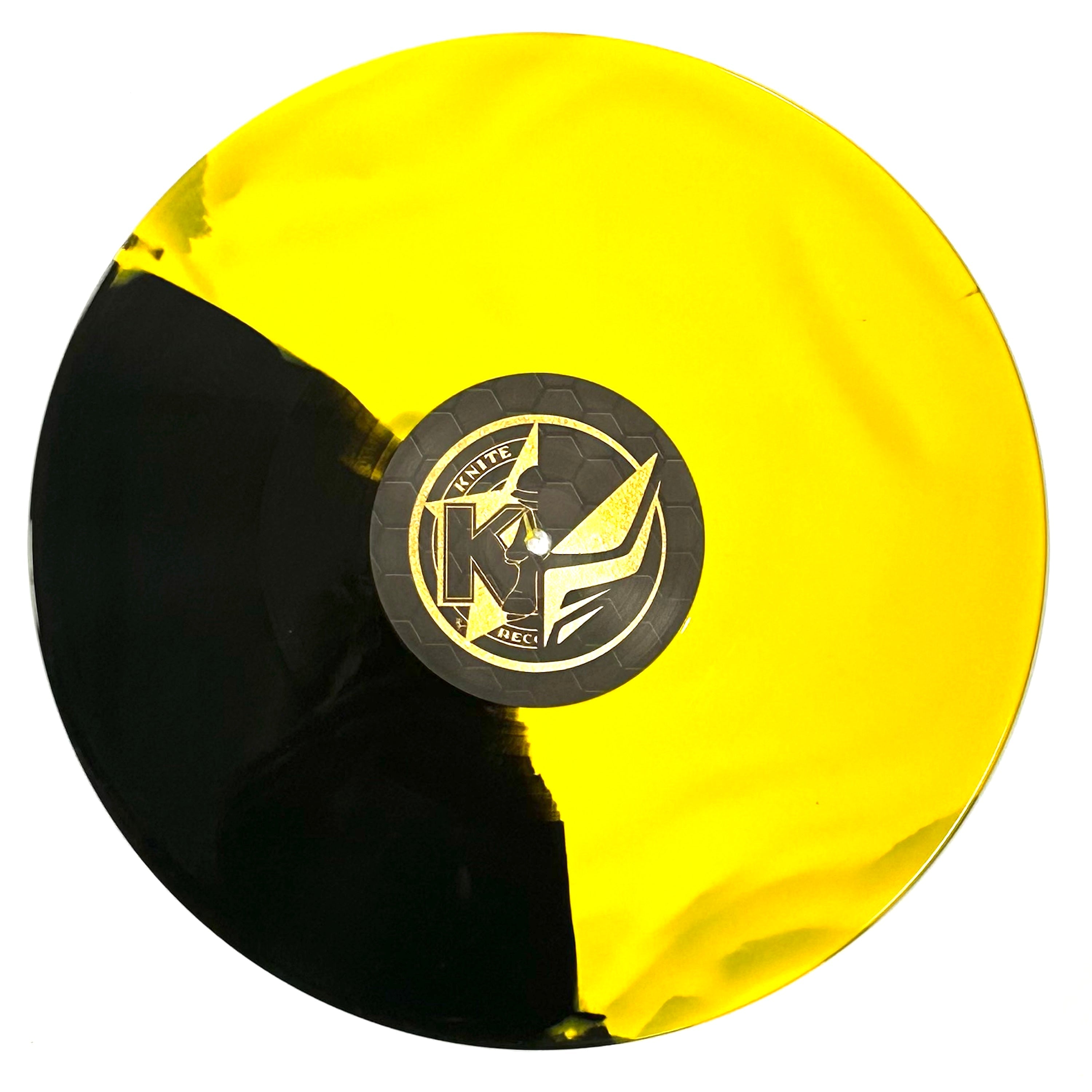 Ray Keith - News At 10 EP - Kniteforce Records - KF279IJSE - 12" Yellow and Black Smash Colour Vinyl