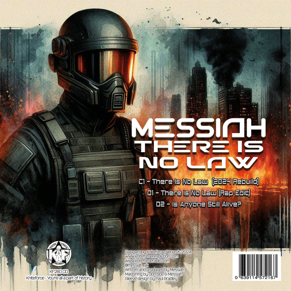 Defstar Records Messiah - Kniteforce Records - There Is No Law EP - KF280CD - 12