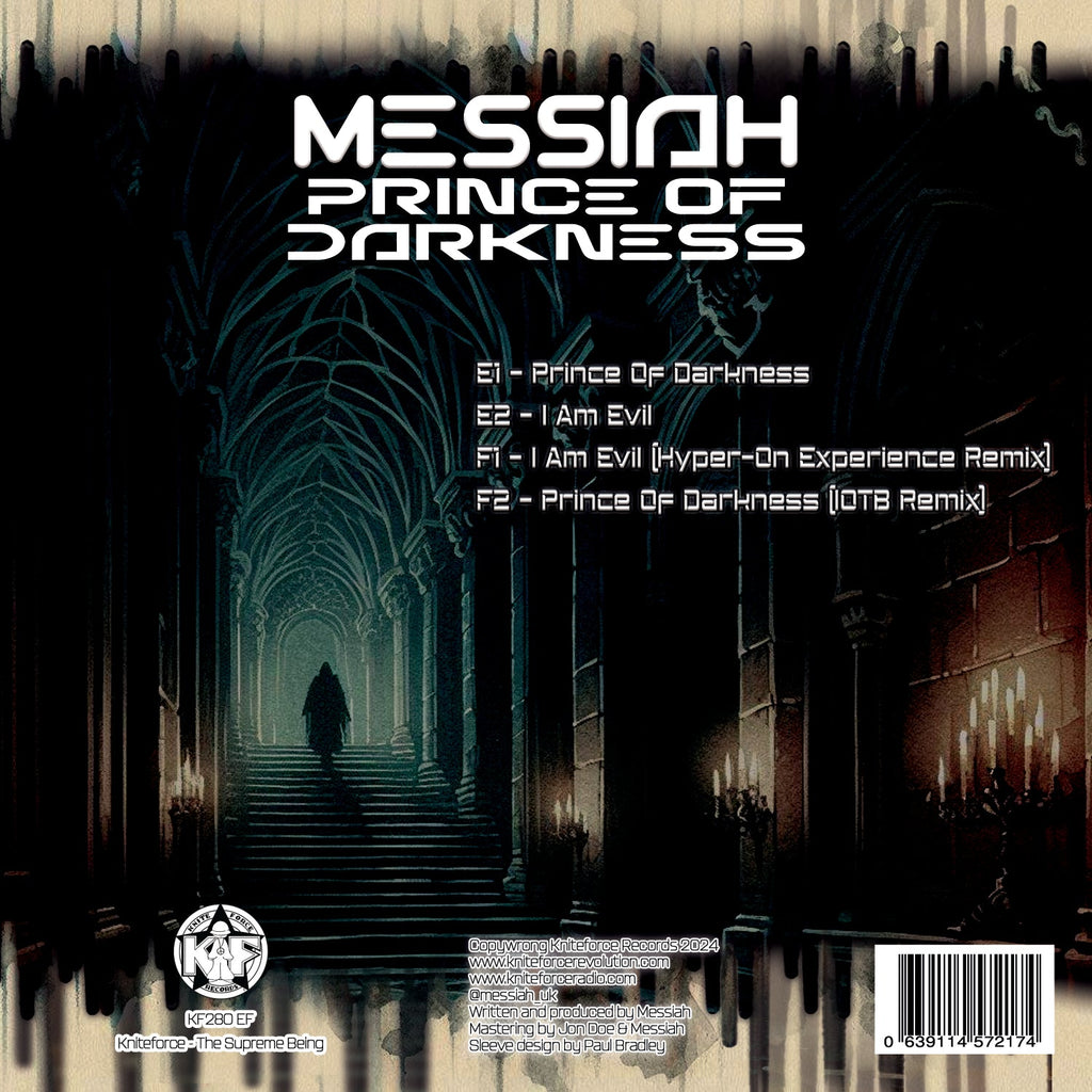 Messiah - Kniteforce Records - Prince Of Darkness EP - KF280EF - 12" Vinyl - Old Skool