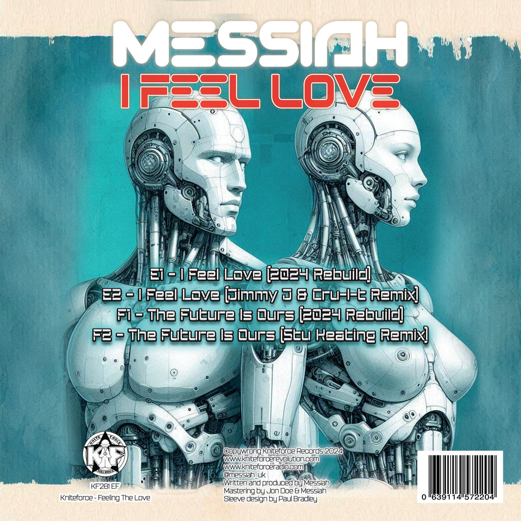 Messiah - I Feel Love EP - Kniteforce Records - KF281EF - 12" Vinyl - Old Skool / Rave