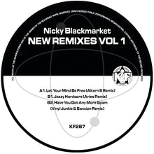 Load image into Gallery viewer, Nicky Blackmarket - New Remixes Volume One EP - Kniteforce Records - KF287 - Old Skool - 12&quot; Random Marble Colour Vinyl